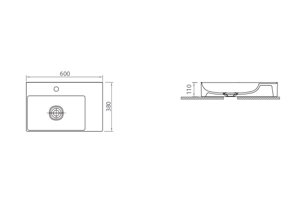 Раковина infinity 60 размеры - фото